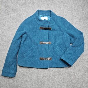 Anthropologie Wool Blend Blue Jacket